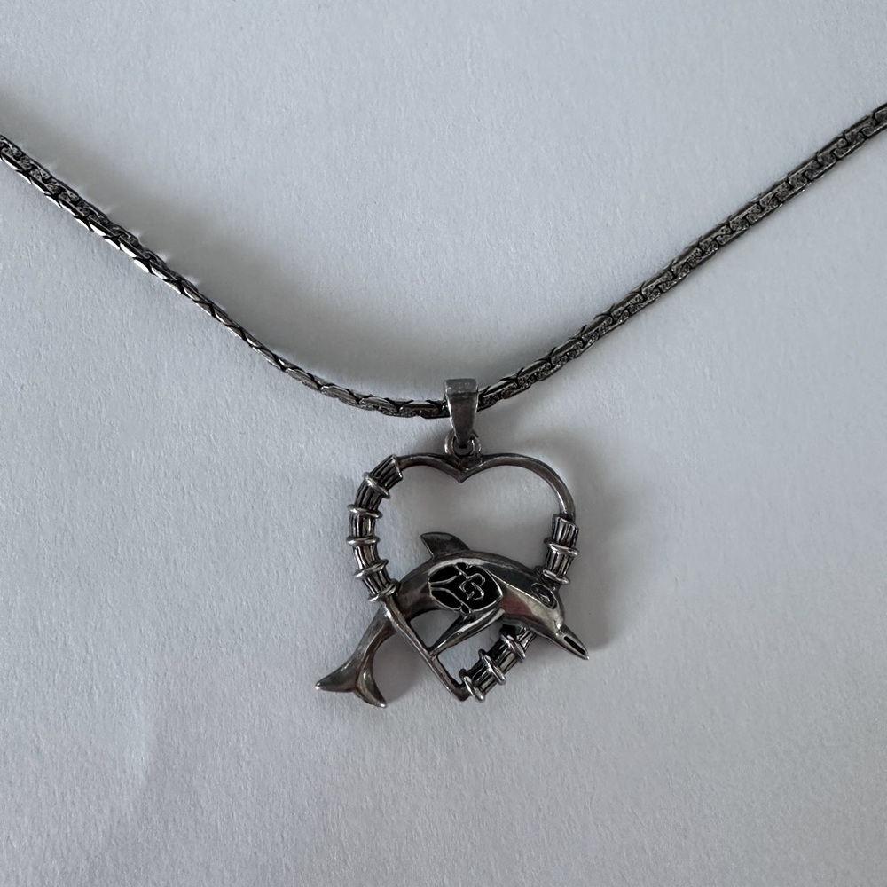 Handmade Celtic Dolphin Necklace